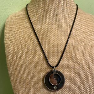 Pretty yin yang necklace